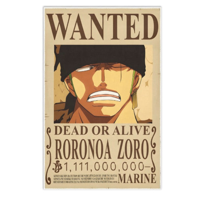 Zoro Wanted Rug